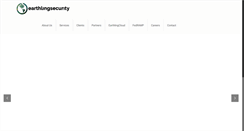 Desktop Screenshot of earthlingsecurity.com